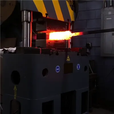 Şam Çelikleri İçin Kullanılan Pres